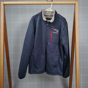 PATRIOTS Blue Performance zip Jacket